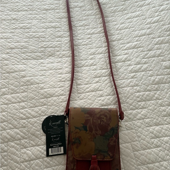 NWT K. Carroll Small Floral Crossbody Bag - Picture 4 of 8